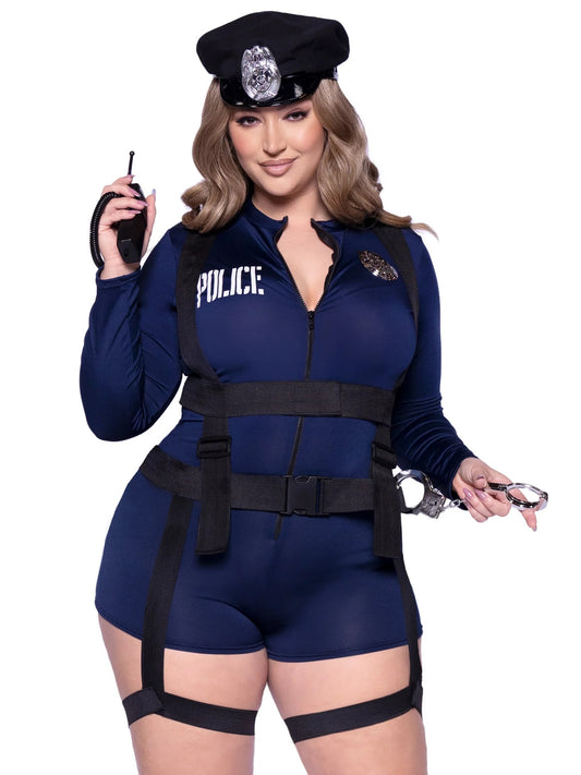 Plus Handcuff Hottie Cop Costume