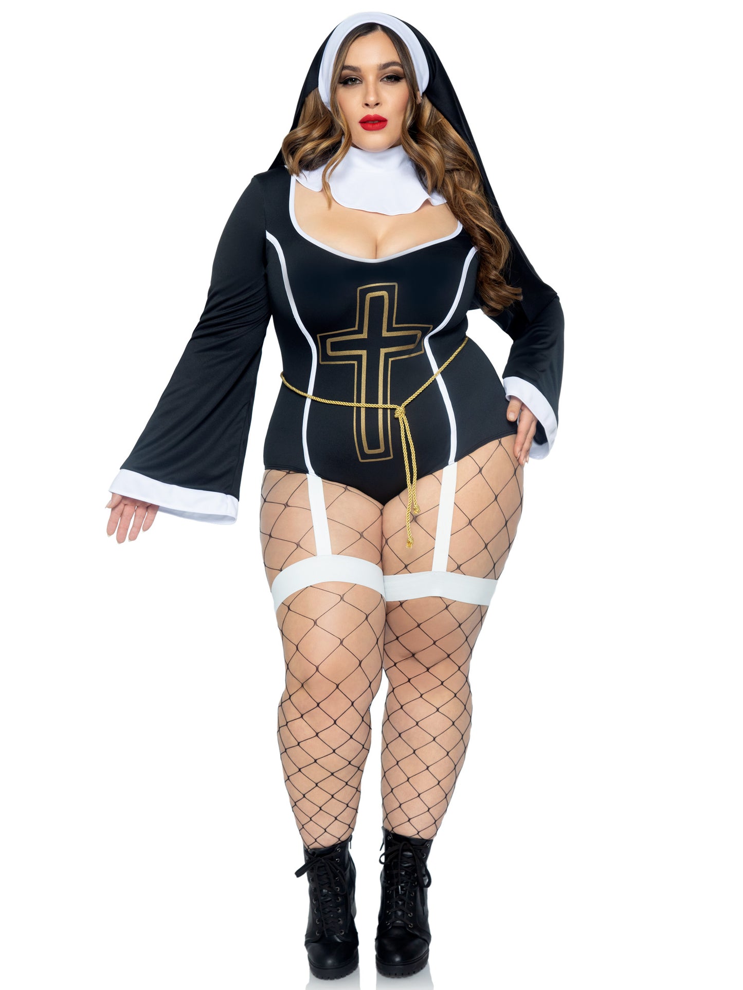 Plus Sister Sin Nun Costume