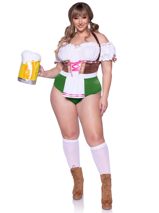 Plus Flirty Fraulein Costume