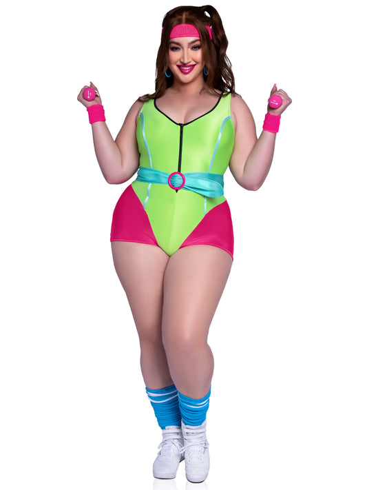 Plus 80s Workout Hottie Costume