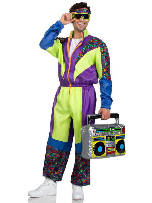 Men's Retro 80s Tracksuit Costume