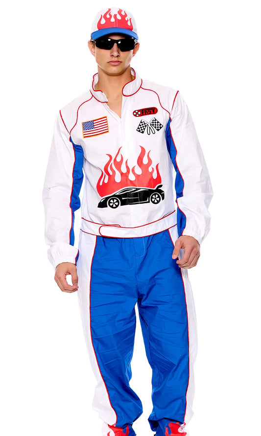 Forplay Formula Won Men's Racer Costume