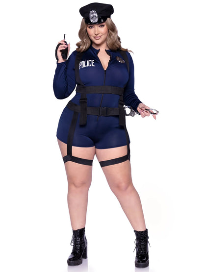 Plus Handcuff Hottie Cop Costume