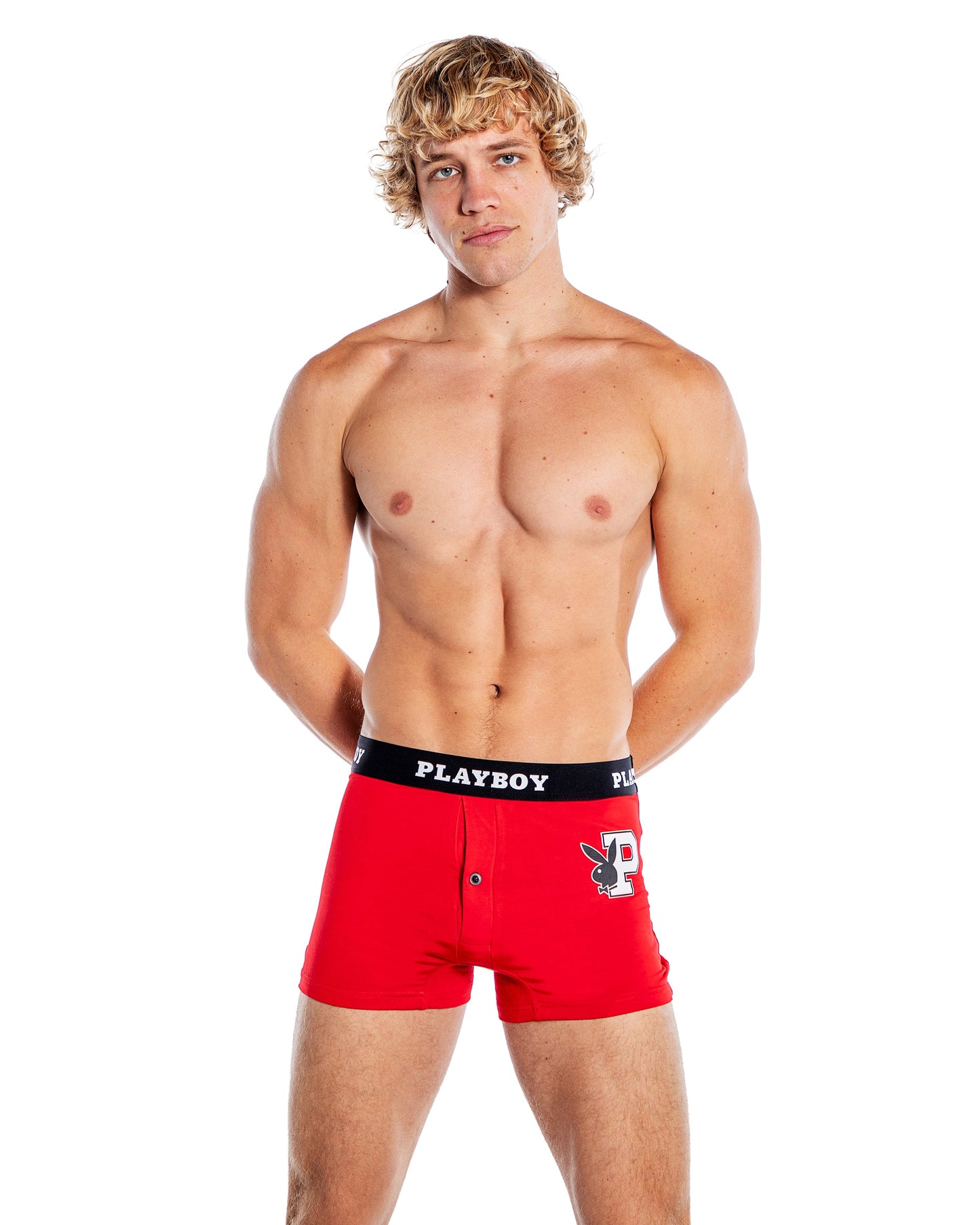 PBLI170 - Playboy Mens Varsity Modal Boxer Briefs