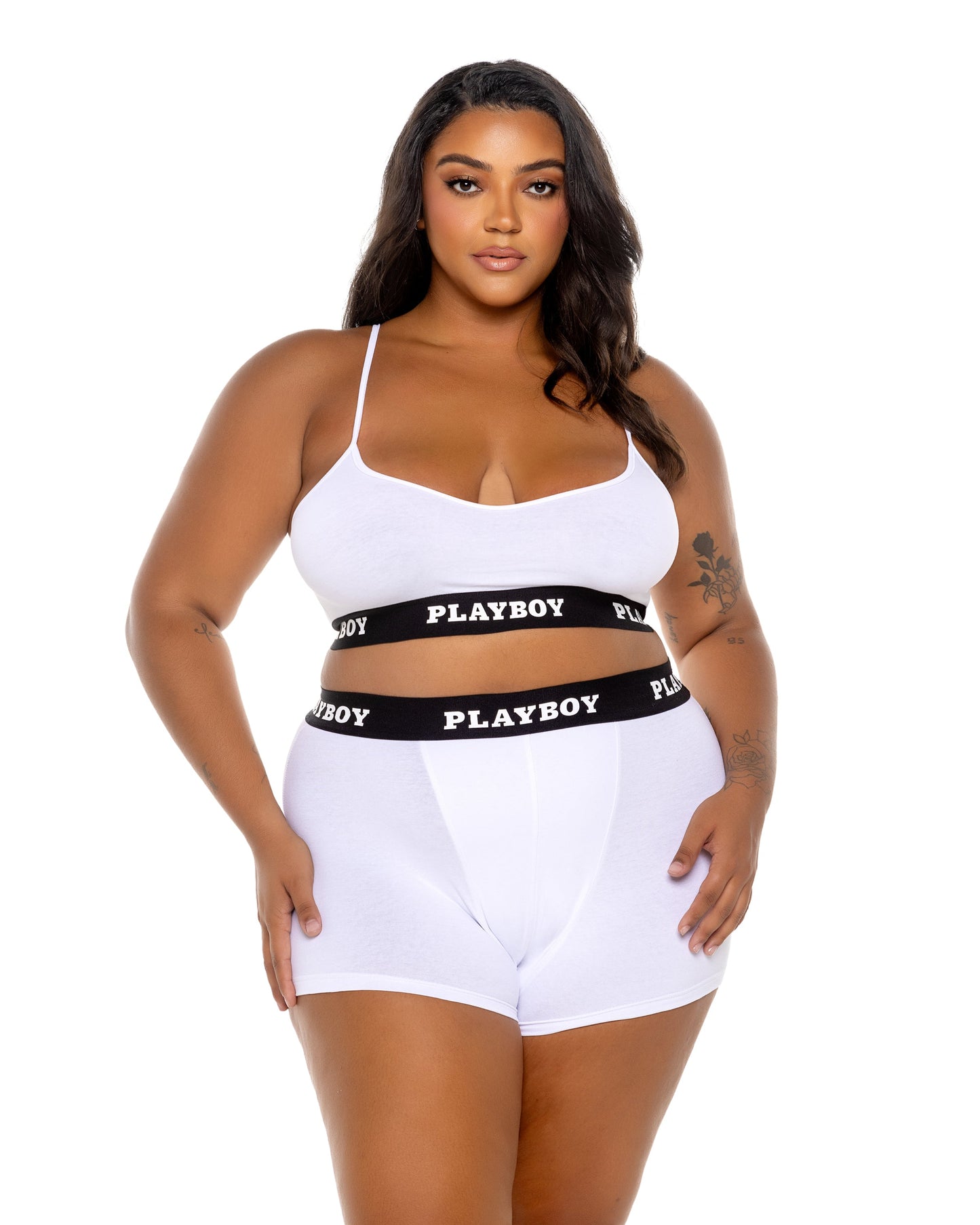 PBLI172 - Playboy Bunny Sport Lounge Bralette 2pc Set