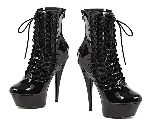 6" Heel Ankle Boots W/Inner Zipper.